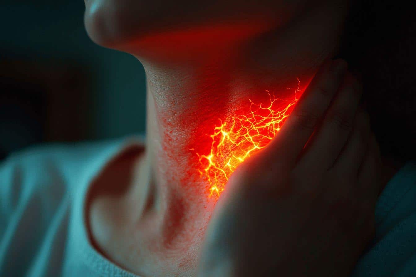 Cou qui gratte signification : Dermatite ou message énergétique ?